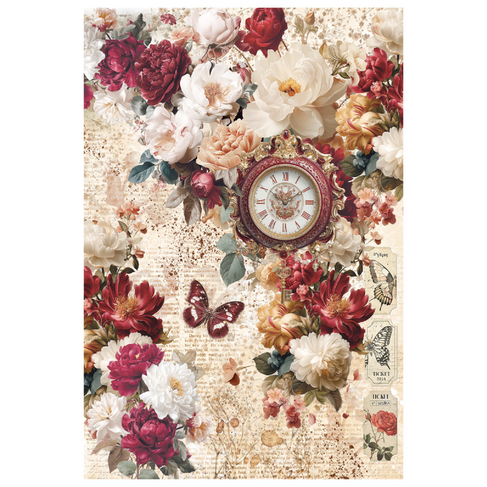 Ciao Bella Book Lovers A4 Mixed Rice Paper 4pc