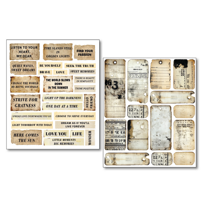 Ciao Bella Kind Thoughts Sticker Set 10pc
