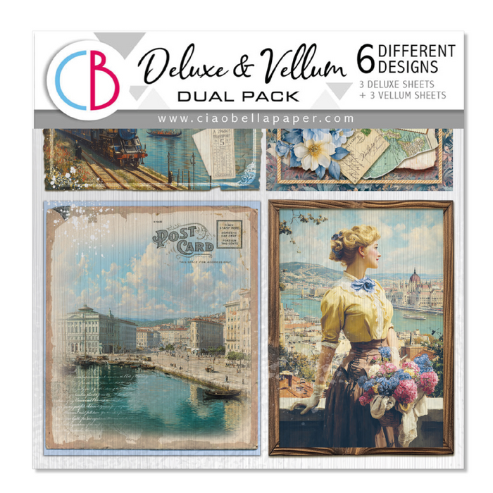 Ciao Bella Eastern Journey Deluxe Paper & Vellum Dual Pack Mixed