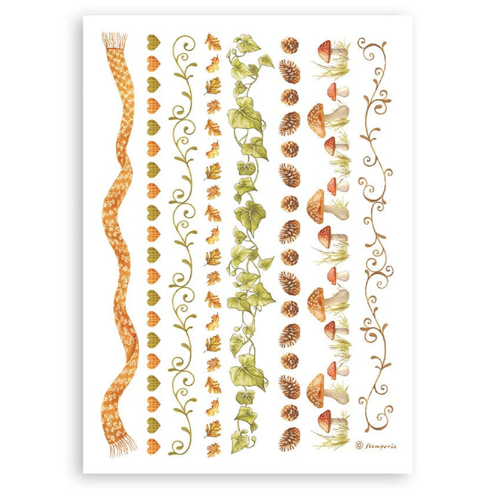 Stamperia Whispering Woods A5 Washi Pad