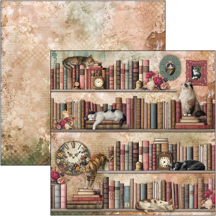 Ciao Bella Book Lovers 12" x 12" Scrapbooking Paper Set