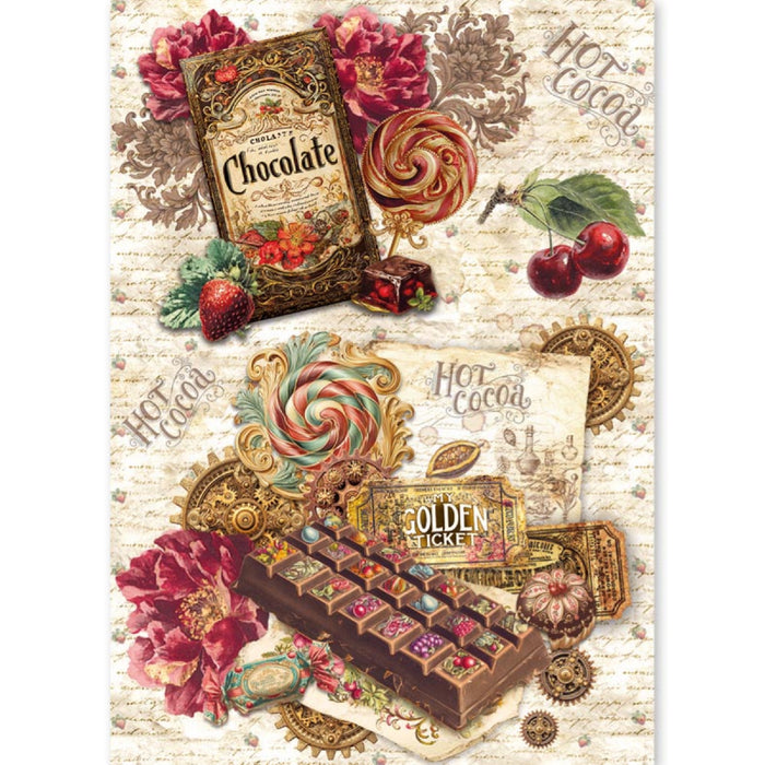Ciao Bella Paper Chocolate Wanderlust A5 Mixed Rice Paper 8pc
