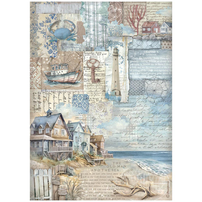 Stamperia Silent Sea A4 Rice Paper Pack