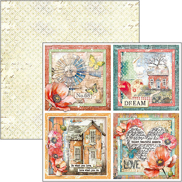 Ciao Bella Paper Majestic Dream 12" x 12" Patterns Scrapbooking Paper Set