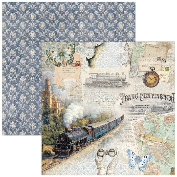 Ciao Bella Eastern Journey 8" x 8" Scrapbooking Paper Set
