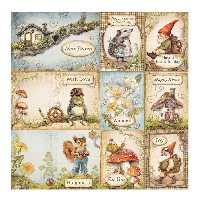 Stamperia Hidden Grove Fabric Pack