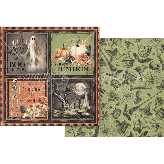 Graphic 45 Ghostly Greetings 12" x 12" Collection Pack
