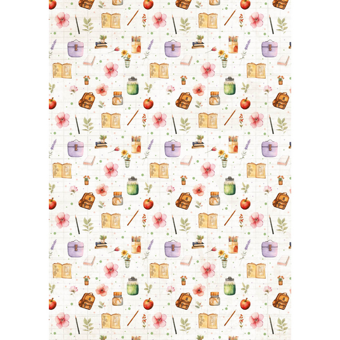 Ciao Bella Back to School A5 Mixed Rice Paper 8pc