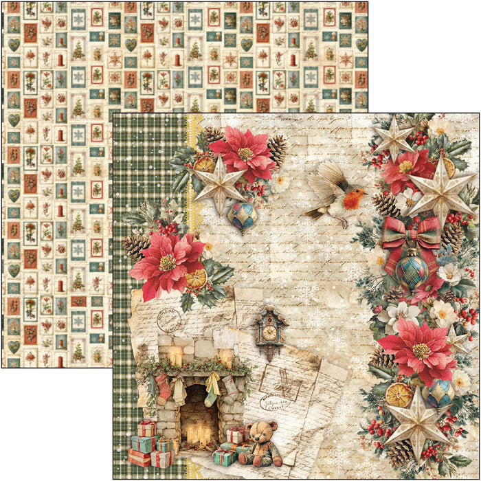 Ciao Bella Paper Merry & Bright 12" x 12" Scrapbooking Paper Set