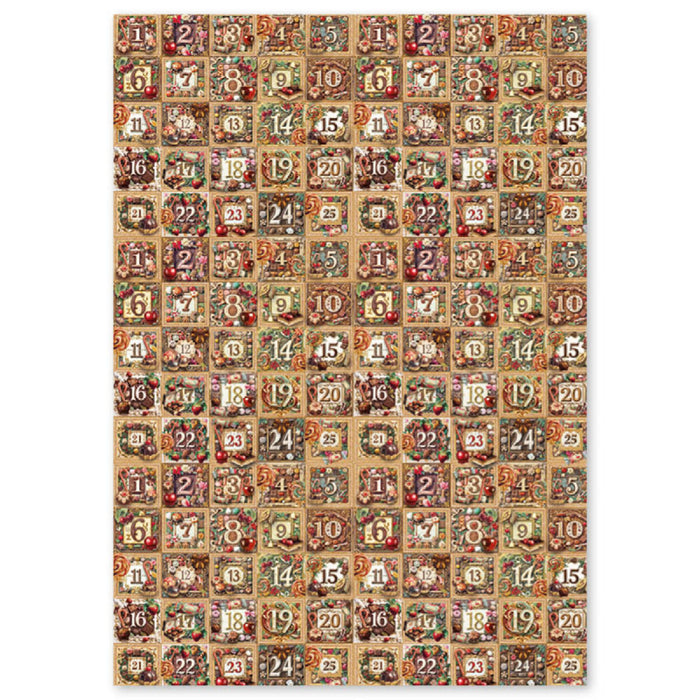 Ciao Bella Paper Chocolate Wanderlust A4 Mixed Rice Paper 4pc