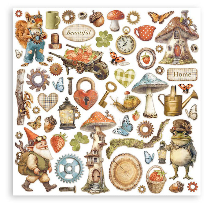 Stamperia Hidden Grove  12" x 12" Scrapbooking Paper Pad