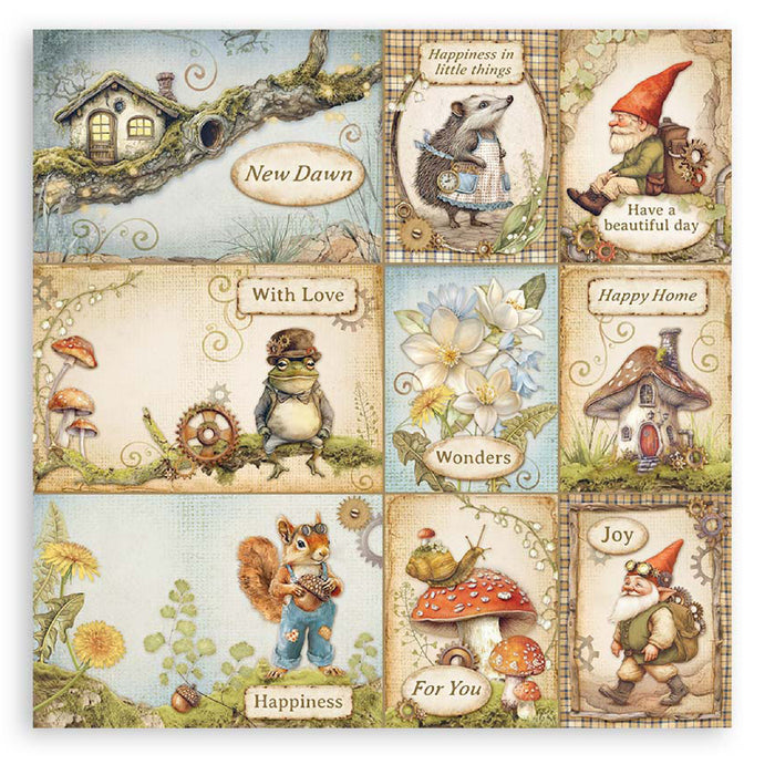 Stamperia Hidden Grove 12" x 12" Single Faced Maxi Paper Pad