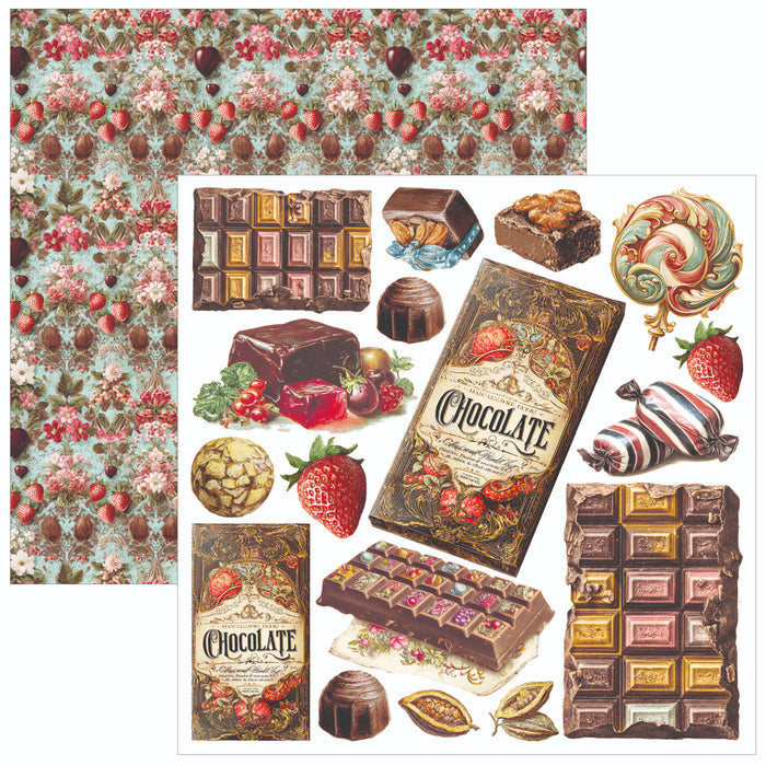 Ciao Bella Paper Chocolate Wanderlust 6" x 6" Fussy Cut Pad