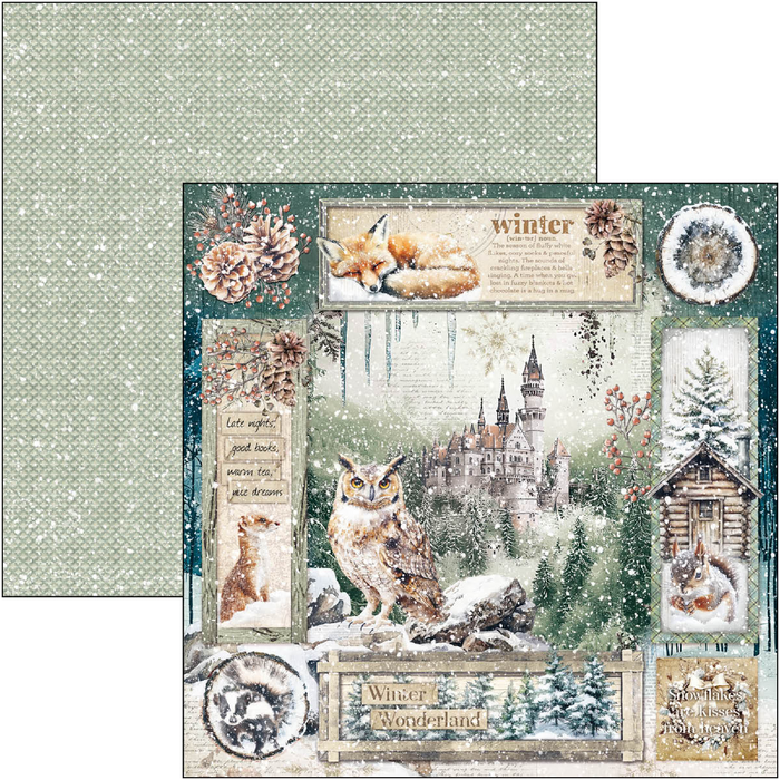 Ciao Bella Forest Tales 8" x 8" Scrapbooking Paper Set