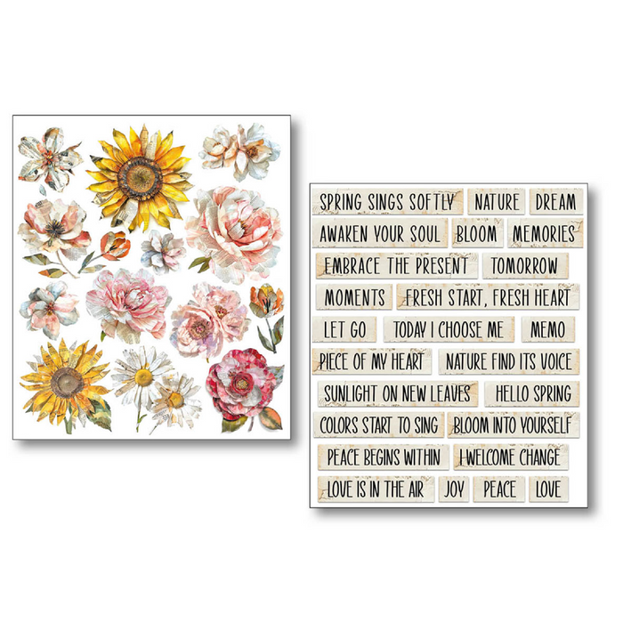 Ciao Bella Paper The Sound Of Spring Sticker Set 10pc