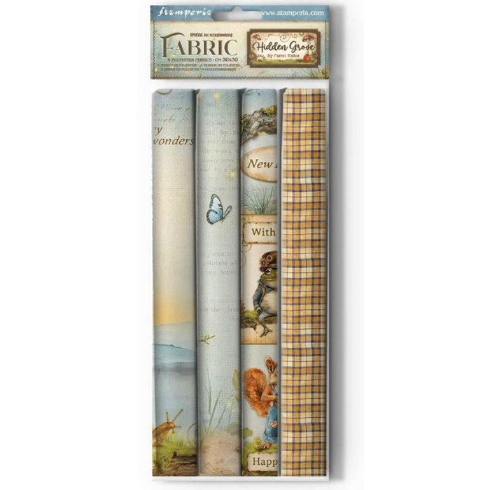 Stamperia Hidden Grove Fabric Pack