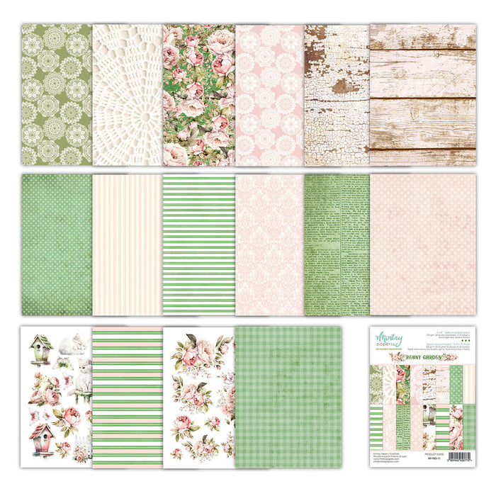 Mintay Paper Peony Garden 6" x"8 Add-On Paper Pad