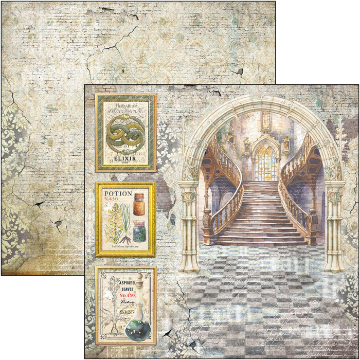 Ciao Bella Paper Wizard Academy 8" x 8" Scrapbooking Paper Set