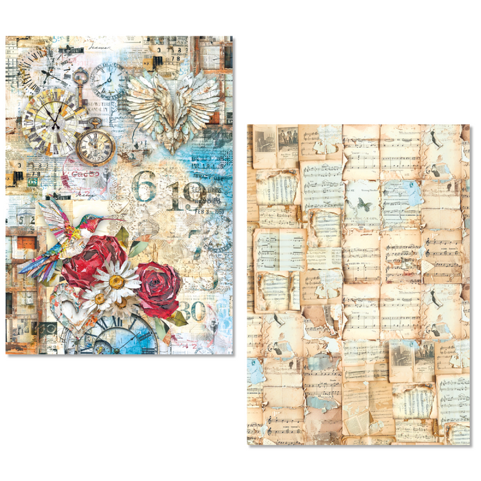 Ciao Bella Paper The Sound Of Spring A5 Mixed Rice Paper 8pc
