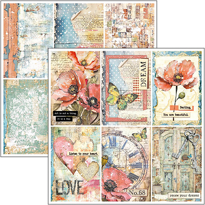 Ciao Bella Paper Majestic Dream 12" x 12" Scrapbooking Paper Set