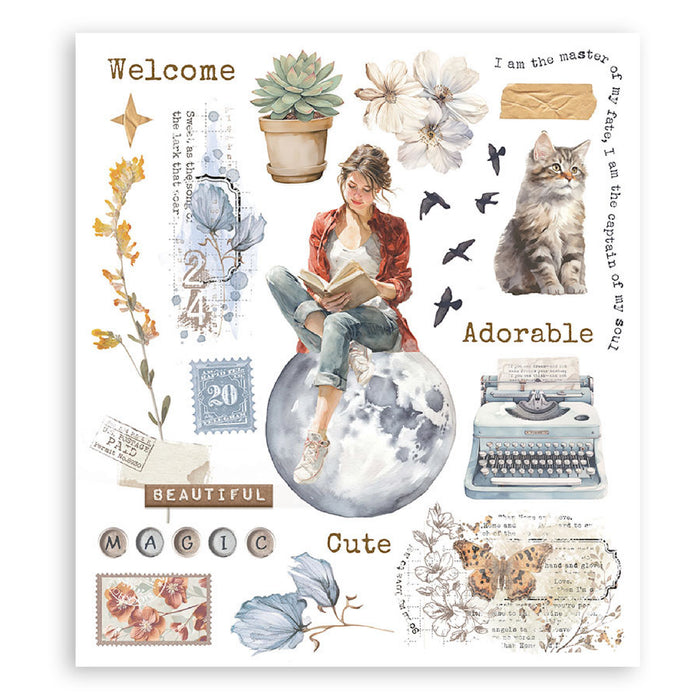 Stamperia Secret Diary Rub-On Selection Pack