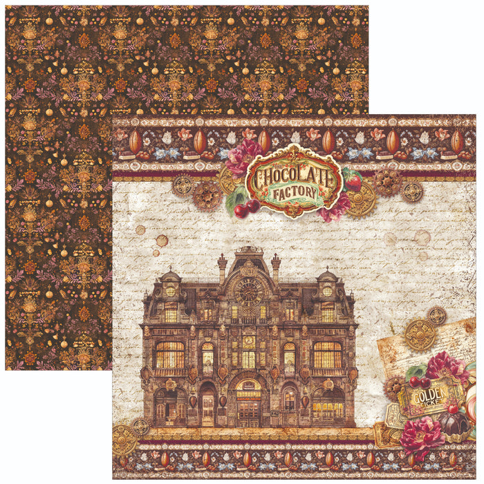 Ciao Bella Paper Chocolate Wanderlust 8" x 8" Scrapbooking Paper Set