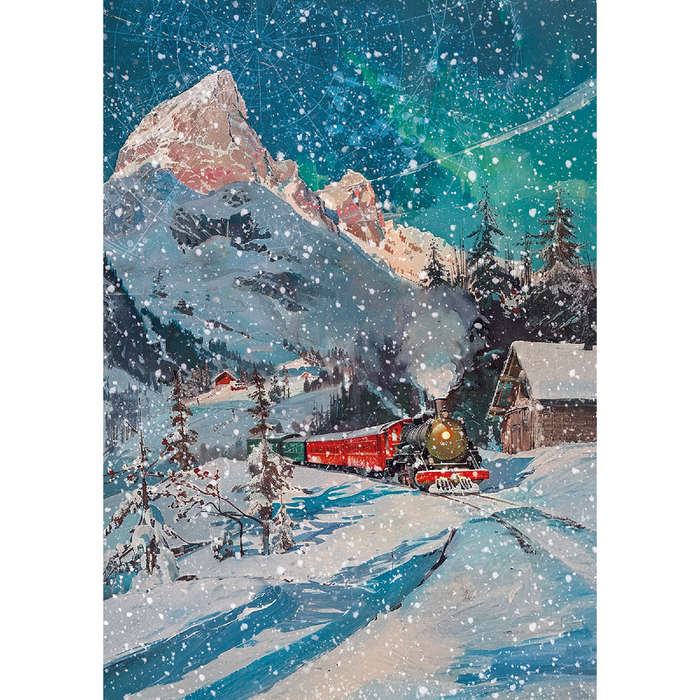 Ciao Bella Polar Railway A5 Mixed Rice Paper 8pc