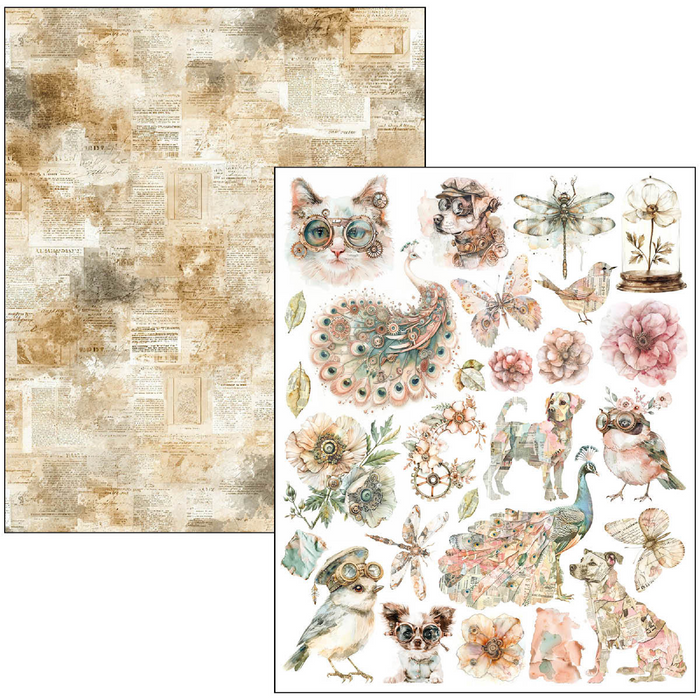 Ciao Bella Paper Lost in Time A4 Maxi Mixed Media Book
