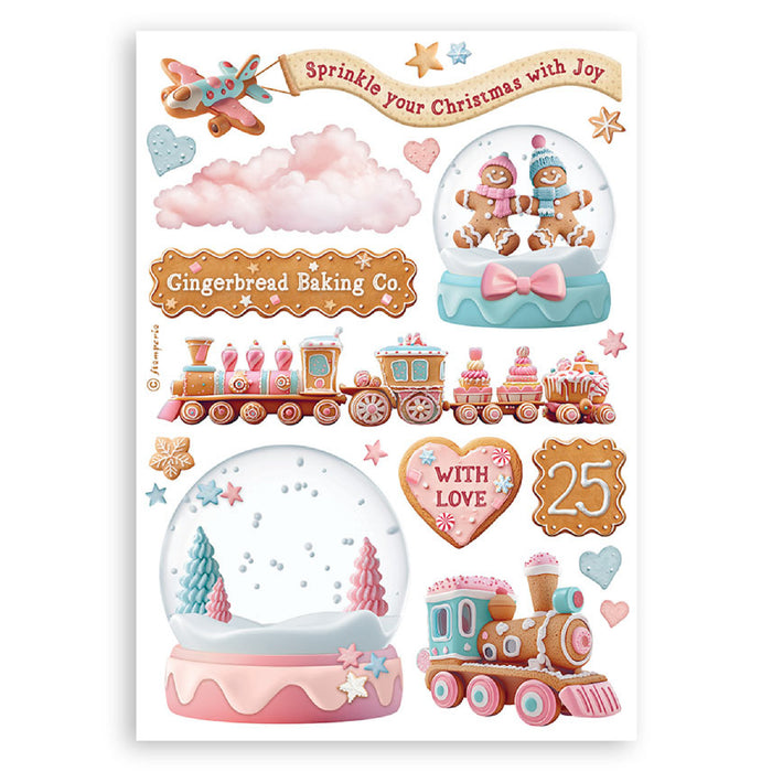 Stamperia Candy Christmas A5 Washi Pad