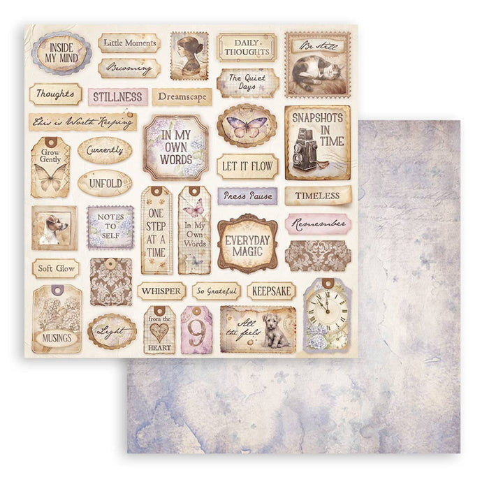 Stamperia Quiet Days 12" x 12" Scrapbooking Paper Pad