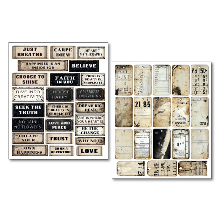 Ciao Bella Kind Thoughts Sticker Set 10pc