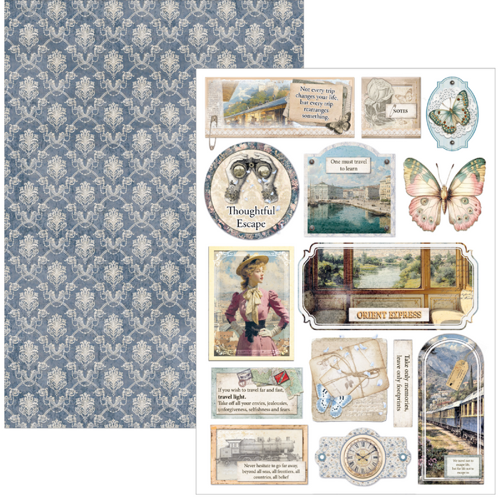 Ciao Bella Eastern Journey A4 Scrapbooking Paper Set