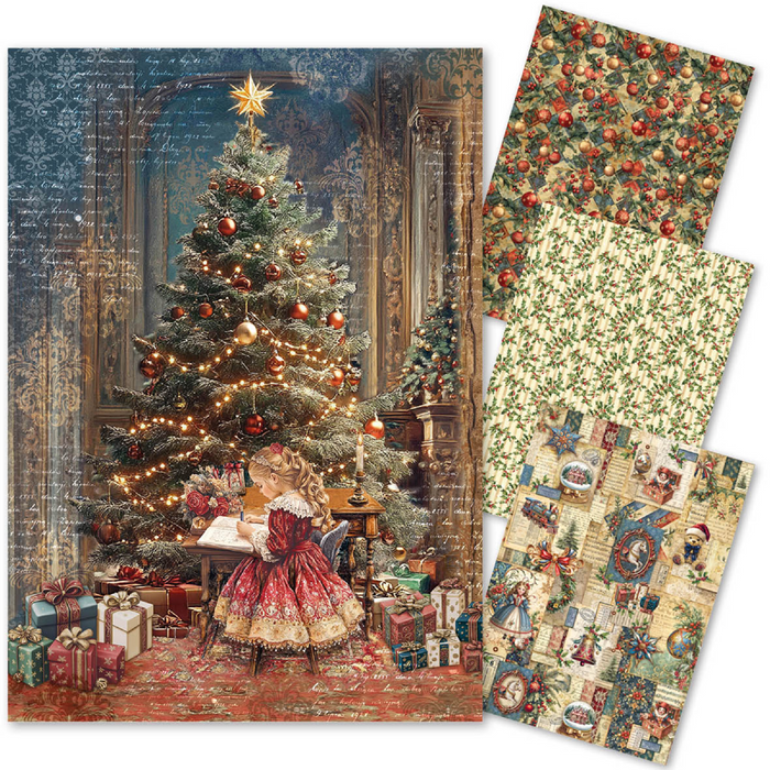 Ciao Bella Toy Shop A4 Mixed Rice Paper 4pc