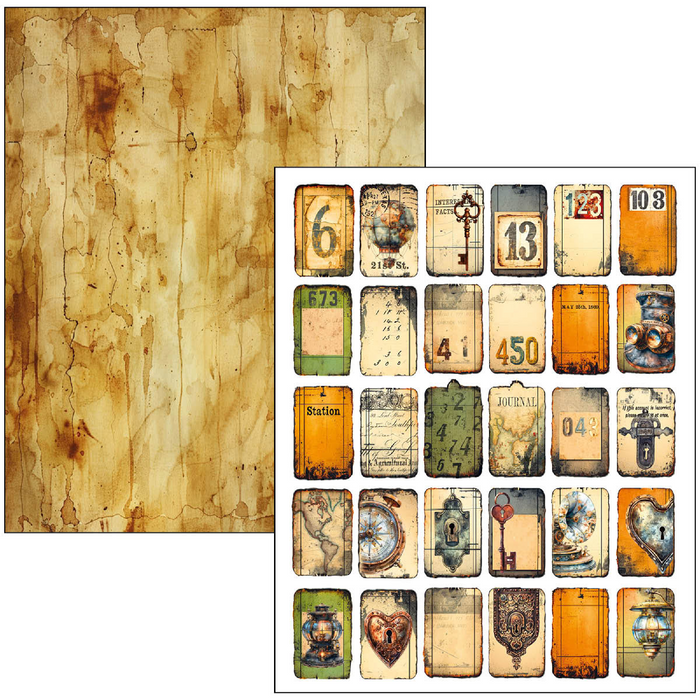 Ciao Bella Past Time A4 Maxi Mixed Media Book