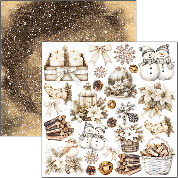 Ciao Bella Winter Season 6" x 6" Fussy Cut Pad