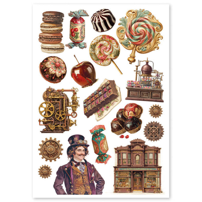 Ciao Bella Paper Chocolate Wanderlust A4 Mixed Rice Paper 4pc