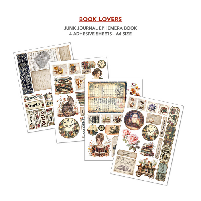Ciao Bella Book Lovers A4 Junk Journal & Ephemera Book