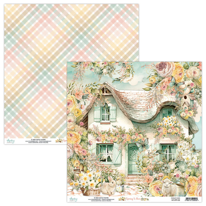 Mintay Spring Is Here 12" x"12 Scrapbooking Paper Set