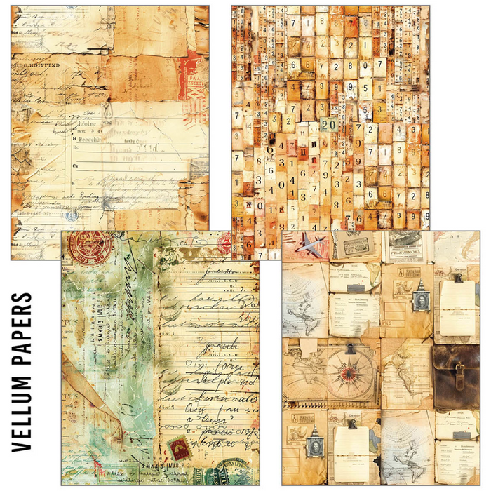 Ciao Bella Craftmix Journey Ahead Mixed A5 Paper Pack 8pc