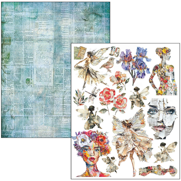 Ciao Bella Paper The Sound Of Spring A4 Maxi Mixed Media Book