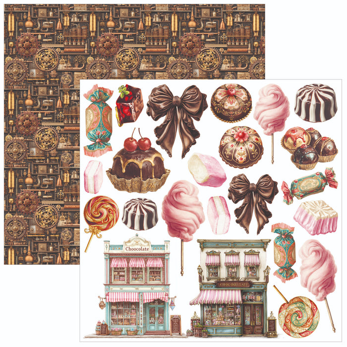 Ciao Bella Paper Chocolate Wanderlust 6" x 6" Fussy Cut Pad