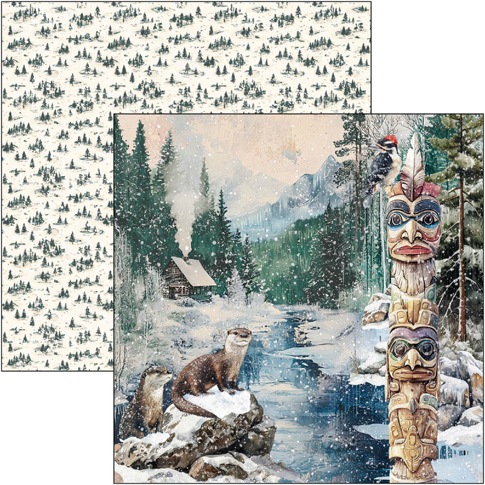 Ciao Bella Forest Tales 12" x 12" Scrapbooking Paper Set