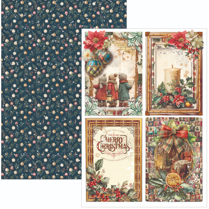 Ciao Bella Paper Merry & Bright A4 Scrapbooking Paper Set