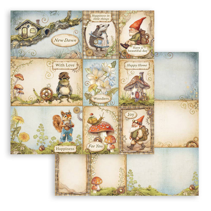 Stamperia Hidden Grove  12" x 12" Scrapbooking Paper Pad