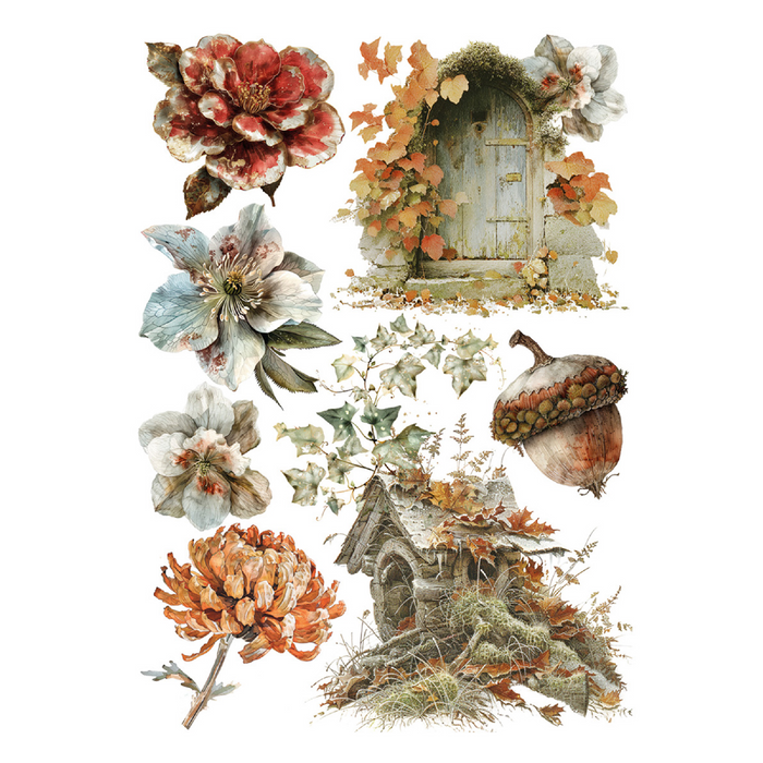 Ciao Bella Fairy Whispers  A5 Mixed Rice Paper 8pc