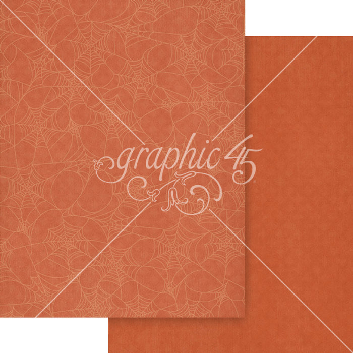 Graphic 45 Ghostly Greetings 8.5" x 11" Patterns & Solids Pack