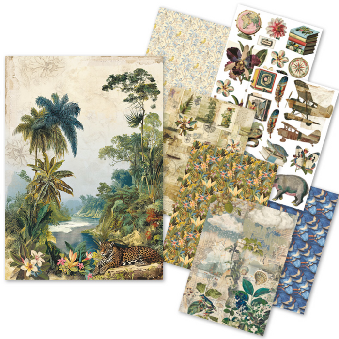 Ciao Bella Jungle Vibes A5 Mixed Rice Paper 8pc