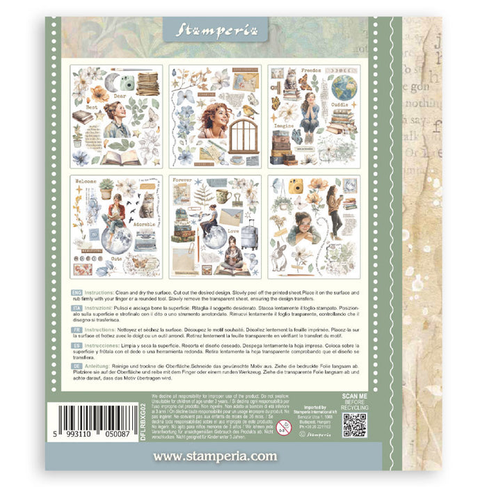 Stamperia Secret Diary Rub-On Selection Pack