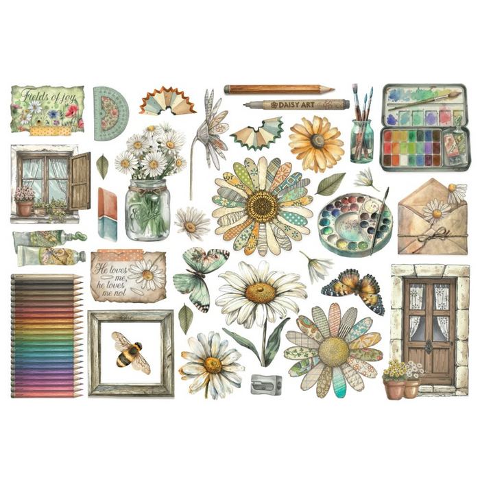 Stamperia Daisy Art Ephemera