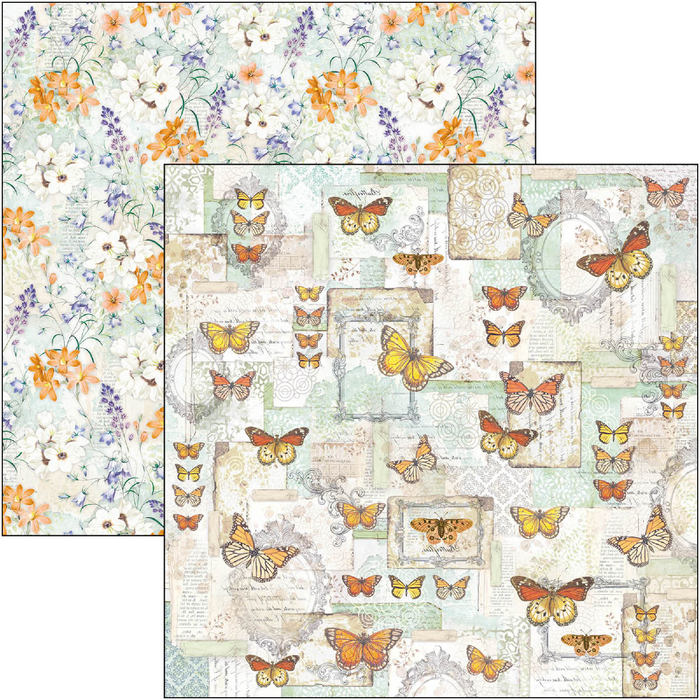 Ciao Bella Paper Enchanted Land 12" x 12" Patterns Scrapbooking Paper Set